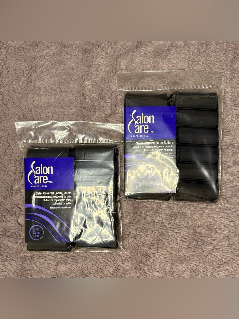 BRAND NEW Salon Care Satin Rollers